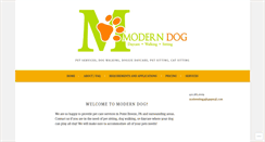 Desktop Screenshot of moderndogpgh.com